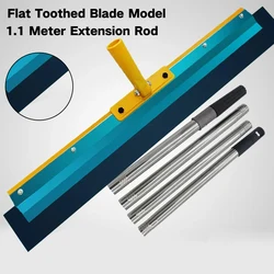 Beihua 56cm Spiked Rake and 1.1 Extension pole Kit Self-flow Cement Rake Scraper Epoxy floor Paint Tools 3mm/5mm/8mm