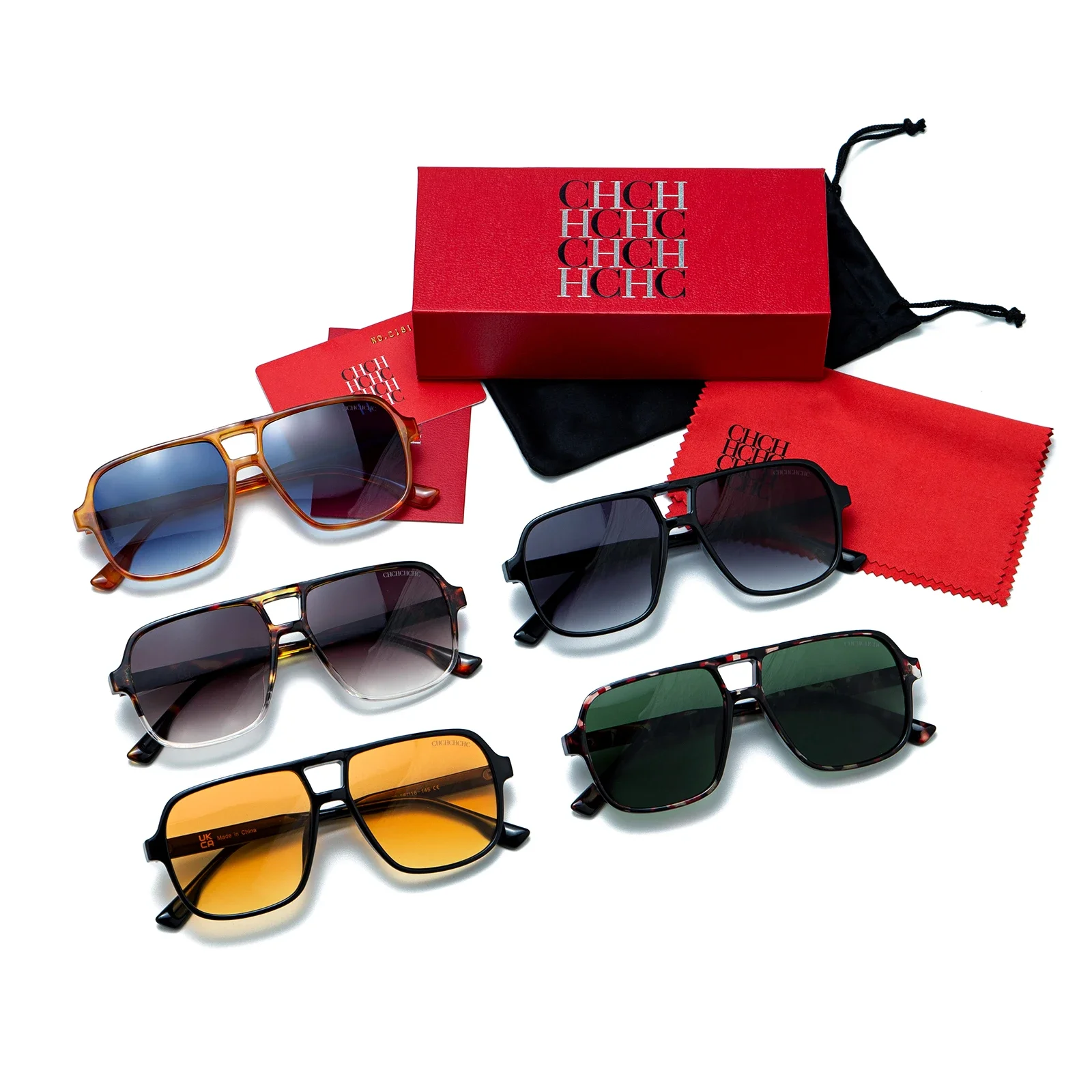 A New Square Shaped Fashionable Driving Business Sunglasses From Europe And America, Suitable For Men's Daily Use