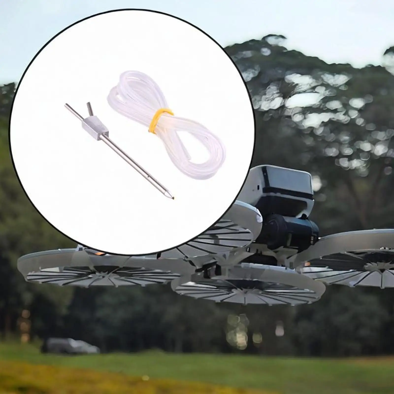RC Differential Pitot Tube Airspeed Meter Gauge for Portable Radio Control Aviation Instrument