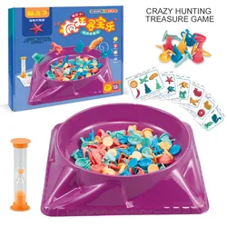 Crazy Hunting Treasure Gioco da tavolo Festa in famiglia Bambini Giocattoli da tavolo Interazione genitore-figlio Puzzle Osservazione Giochi di sfida