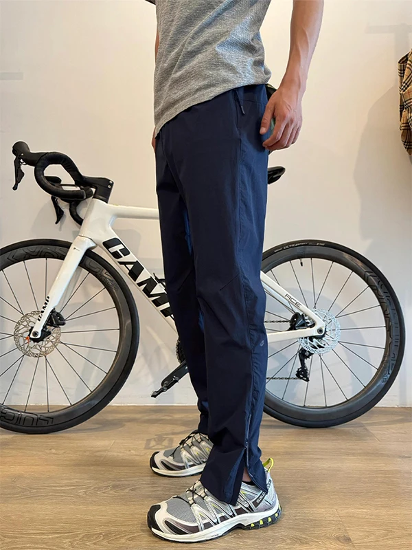 

Мужские свободные брюки для велоспорта и активного отдыха, весенне-осенние, рабочие, синие, из полиэстера, длинные, молодежные, модные, брендовые
