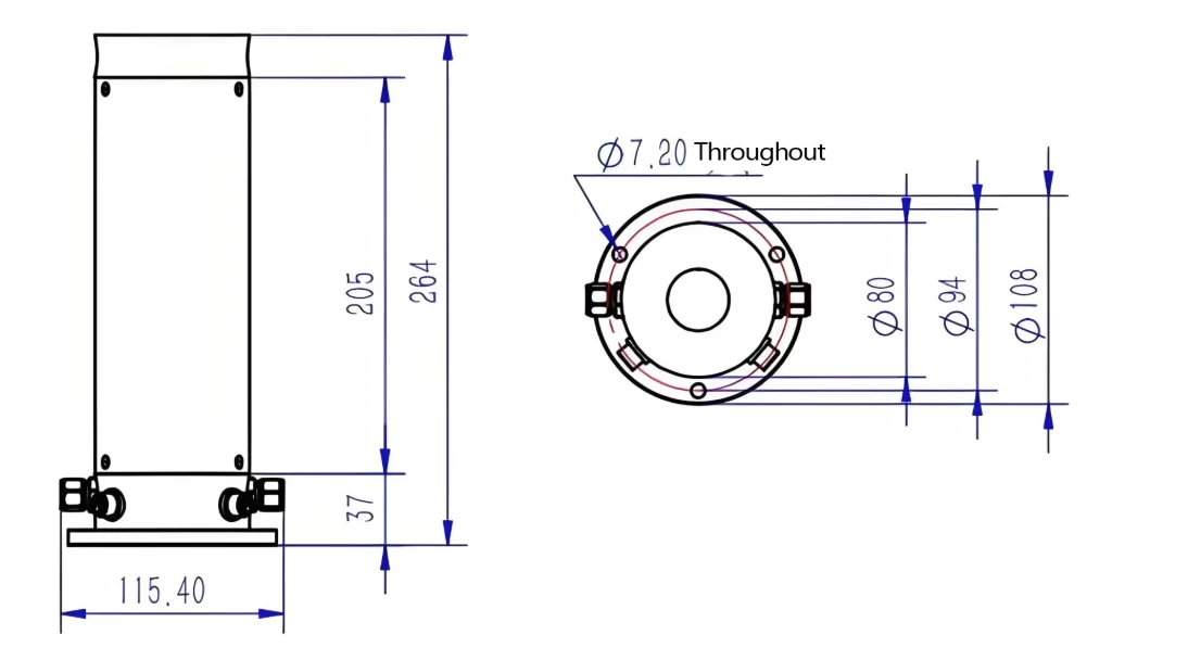 BOY-GC05 IP68 Rilevamento millimetrico di livello in acciaio inossidabile Monitoraggio della spostamento del livello magnetostrittivo statico in tempo reale