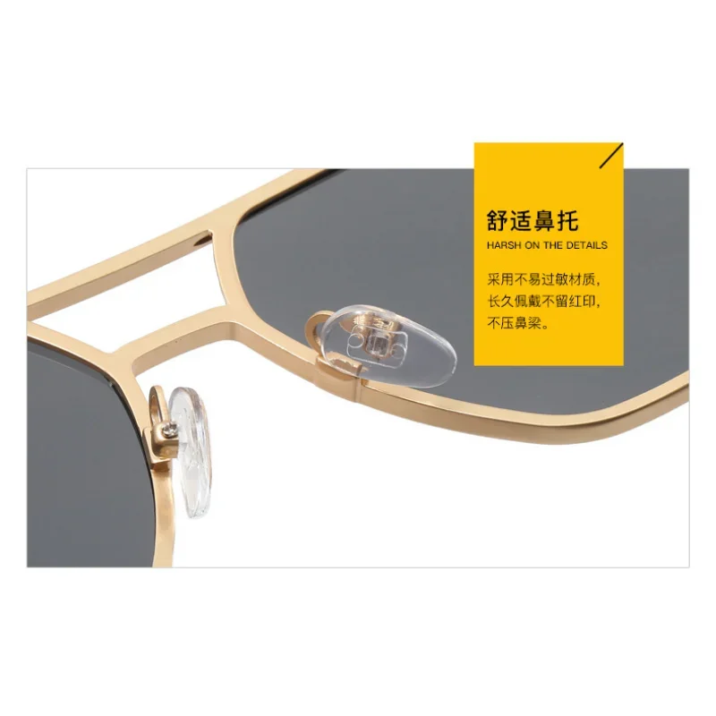 Men Retro High Quality Metal Frame Polarized Sunglasses Protective Driving Glasses Vintage Male Brand Designer Aviator Eyewear