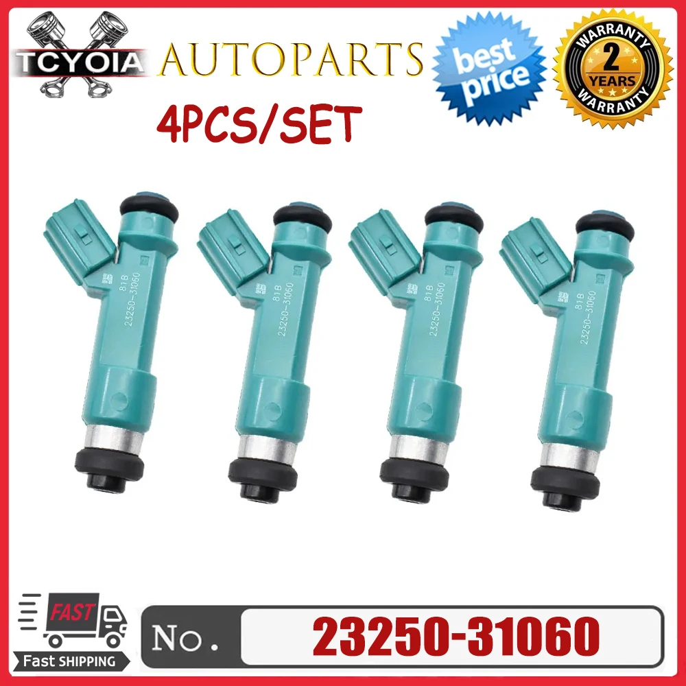 

4Pcs OEM Fuel Injector Nozzles 23250-31060 23209-39075 For Toyota 4Runner FJ Cruiser Tacoma Tundra 2325039075 23209-39075