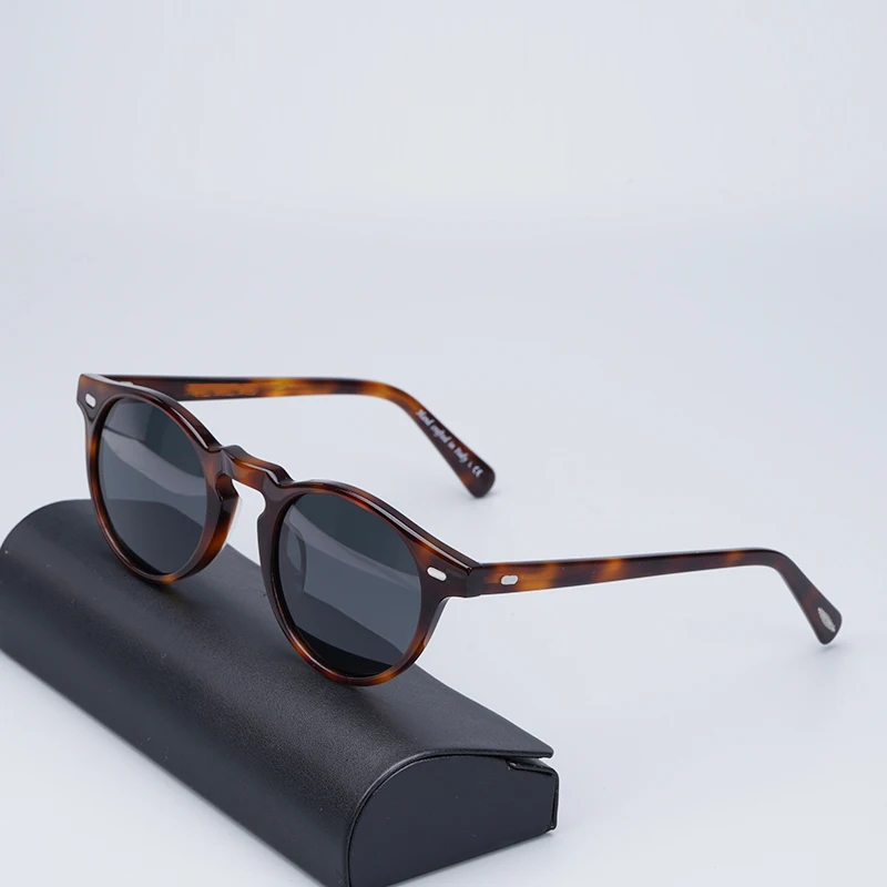 

Gregory Peck Sunglasses Women 2024 Acetate Retro Round Polarized Vintage Driving Glasses Shades for Women Designer Sunglasses