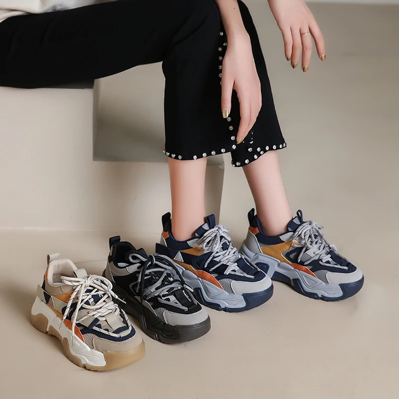 Spring and Autumn Fashion Casual New Running Shoes Female Trend All Match Casual Sports Shoes Womens Shoes