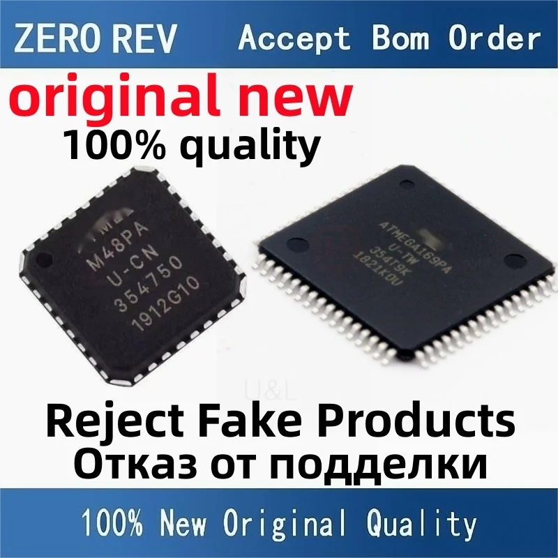 

5-10Pcs 100% New free delivery ATMEGA48PA-MU M48PAU MLF32 ATMEGA168PA-MU M168PU ATMEGA32U2-MU MEGA32U2 QFN32 ATMEGA169PA-AU IC