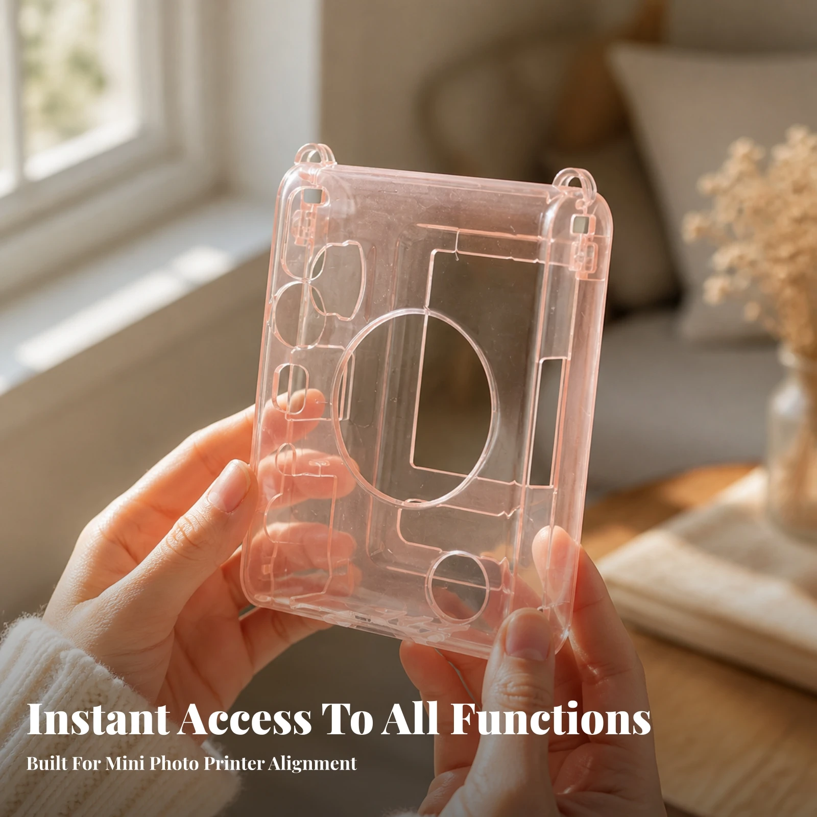 Camera Case with Accurate Cutouts Slim Hard Guard Case Guard Cover Rigid Transparent Hard Shell Click-On