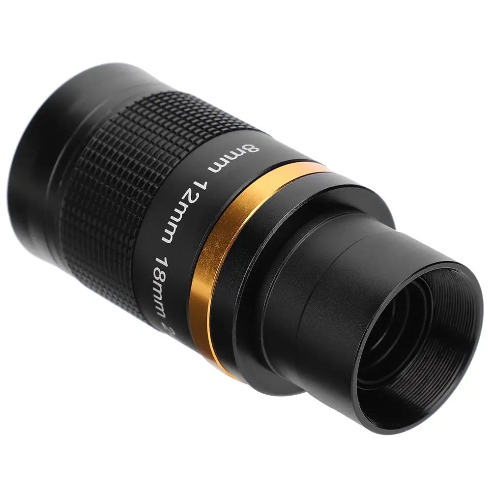 8-24mm Zoom Astronomical Telescope Eyepiece 1.25 inch / 31.7mm for Stellar Observation - Black