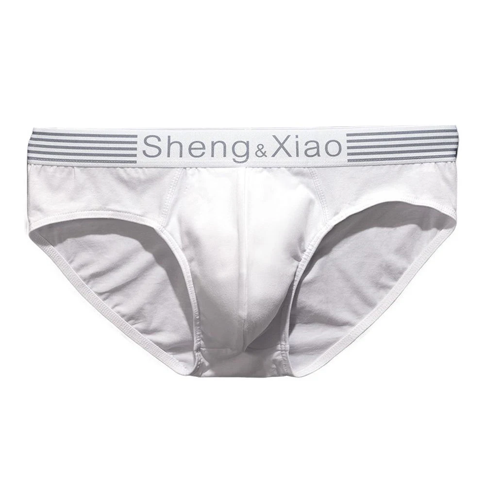 Breathable Men's Cotton Briefs Underwear Mid Waist Style with Pouch Design Soft Stretch Material for Everyday Wear