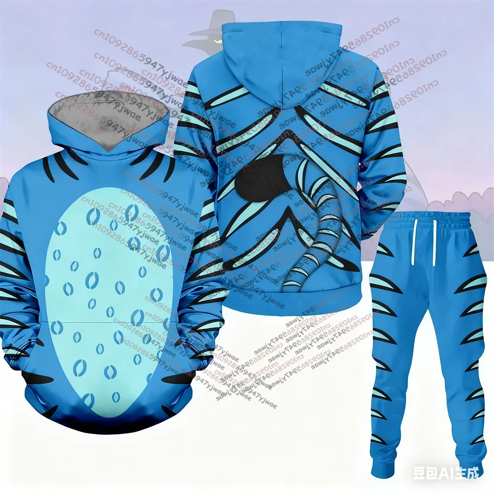 

KPop Demon Hunters Hoodie For Men Halloween The Tiger Outfit Cosplay Pullover Hoodie Autumn Winter 3D Print Pullover Sweatshirt