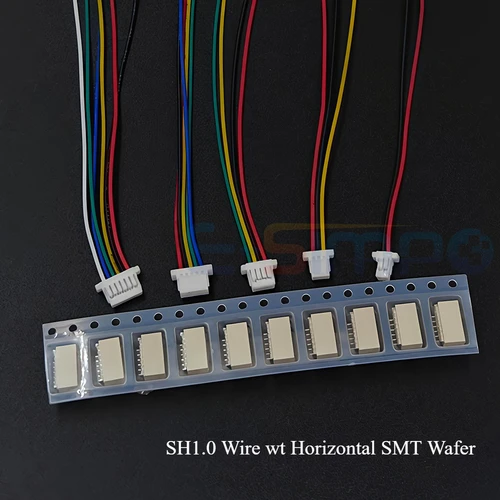 Imagen 2 del producto 10 juegos SH1.0 JST1.25 ZH1.5 PH2.0 XH2.54 conector JST carcasa hembra Cable de 10/20/30cm + Pin macho 2/3/4/5/6/7/8/9/10/12P oblea