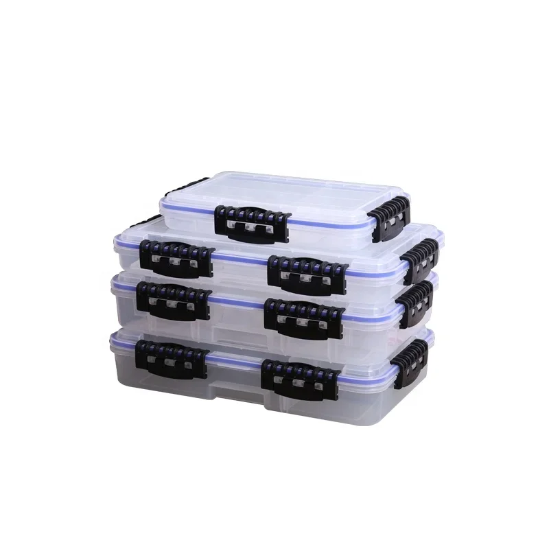 Multifunction Fishing Boxes High Capacity Removable Plastic Fishing Tackle Boxes