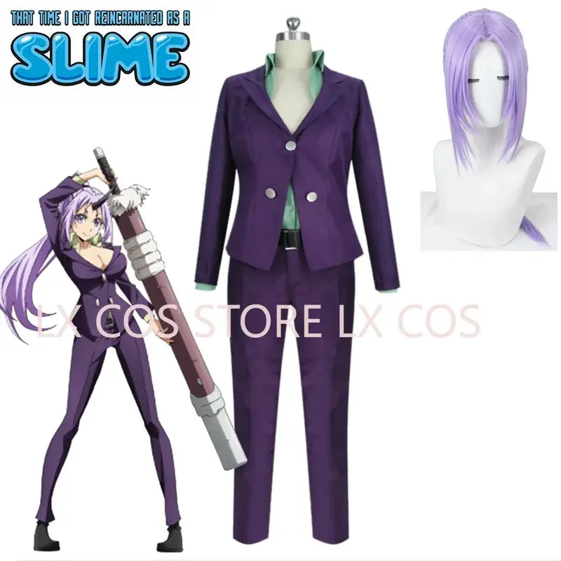 

lili 123Unisex Anime Cos That Time I Got Reincarnated as a Slime Shion Cosplay Costumes Halloween Christmas Party Sets Uniform S