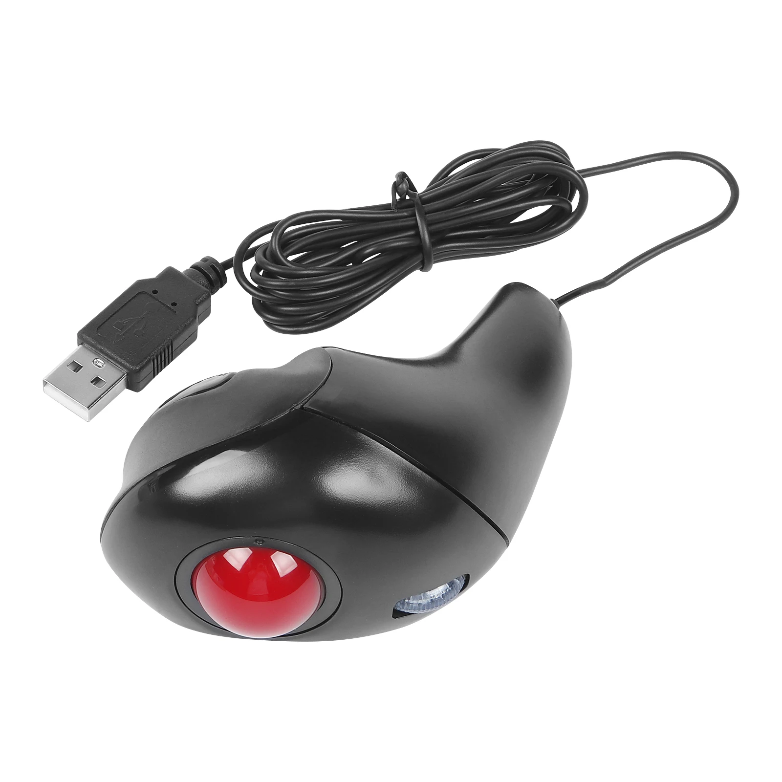 Imagem -04 - New Ergonomic Trackball Mouse Laser Thumb-controlled Handheld Wireless Mice Mouse Optical Usb Wired Computer Mause For Laptop pc