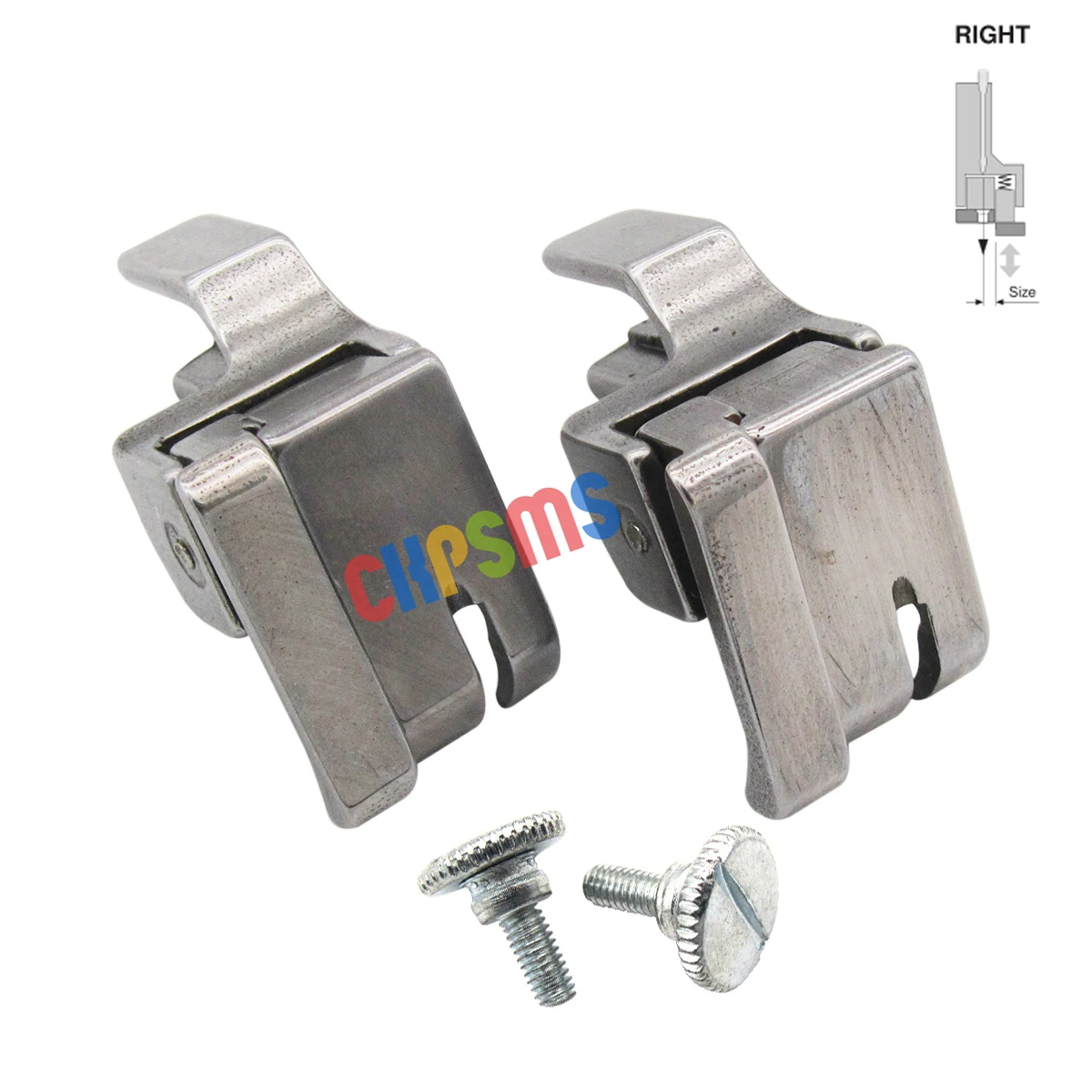 2PCS CR Right Compensating Presser Foot For JUKI DDL-5550 DDL-8500 DDL-8700