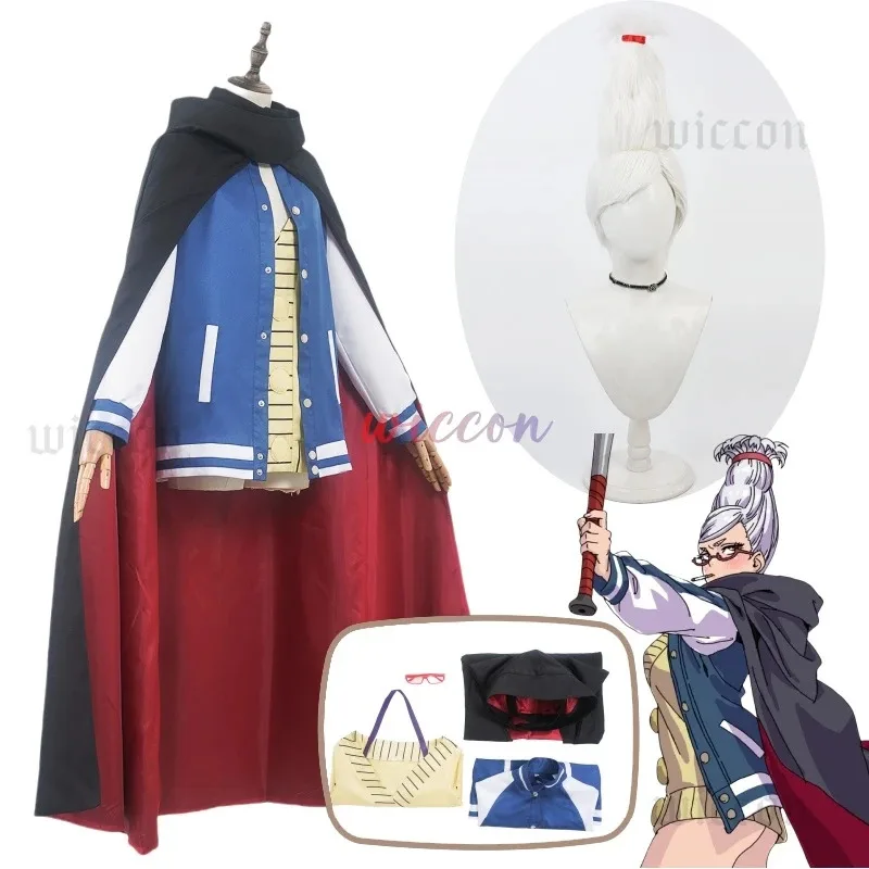 

NewAyase Seiko Anime Dandadan Roleplay Cosplay Wig White Long Hair Halloween Party For Women Men Accessory Props2025