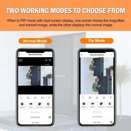 3MP HD 2.4G/5G WiFi Door Viewer Camera Video-Eye Peephole with Motion Detection & 2-Way Audio, Tuya Smart Life For Home Security - Image 3