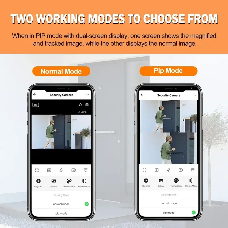 3MP HD 2.4G/5G WiFi Door Viewer Camera Video-Eye Peephole with Motion Detection & 2-Way Audio, Tuya Smart Life For Home Security - Image 3