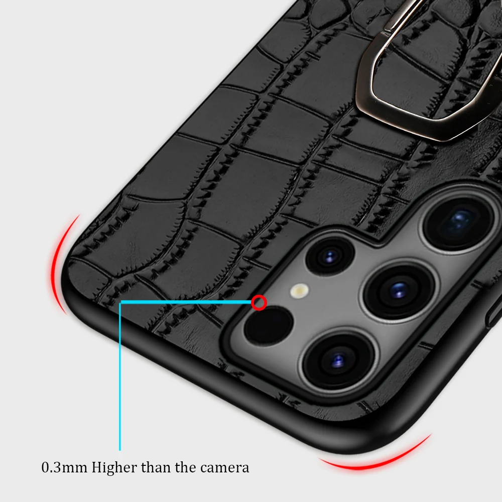 LANGSIDI Genuine leather Magnetic stand case For Samsung Galaxy s24 s23 s22 ultra s24+ s21fe s23plus a54 A72 Leather cover