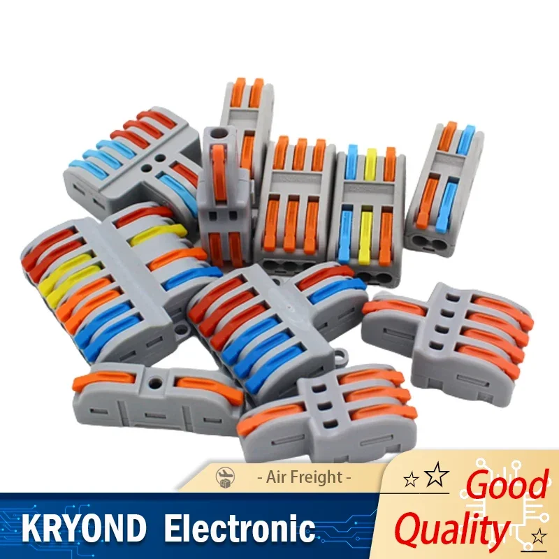 1 In Multiple Out Quick Wiring Connector Universal Splitter Push-in Can Combined Butt Home Terminal Block SPL 222