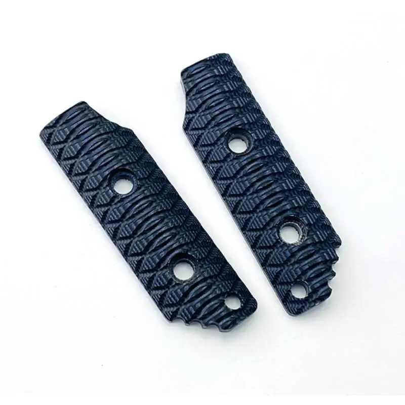 1 زوج 10 ألوان G10 صغيرة الحجم Frag القبضات ل Strider SA SA-L DB DB-L PR LD DL EB/DB صغيرة الحجم شفرات ثابتة مقبض الموازين DIY بها بنفسك