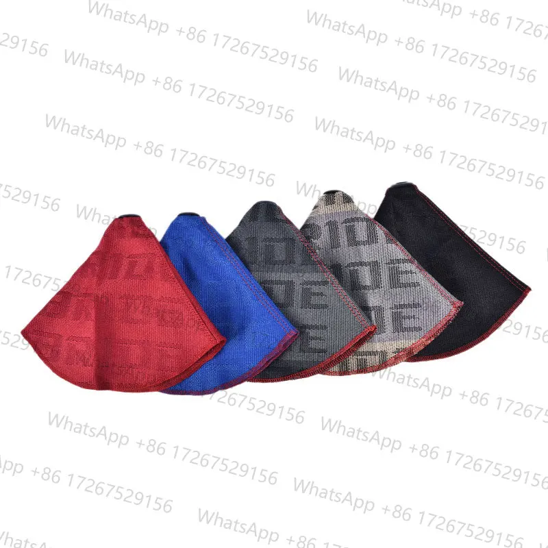 1Pc Canvas Bride Canvas Universal Shift Lever Knob Boot Cover Racing Shift Knob Collars High Quality