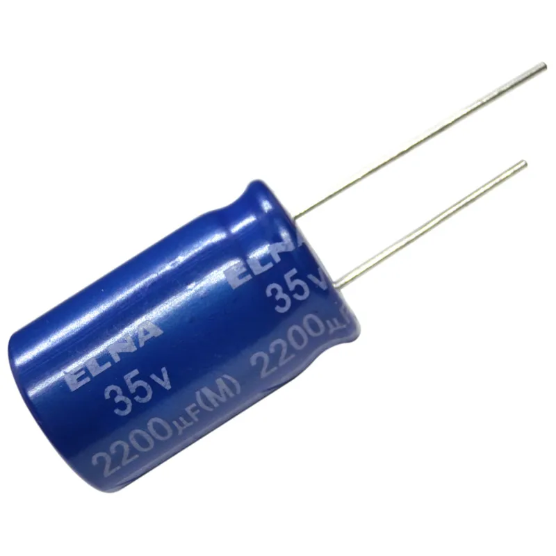 10PCS/New Genuine RE3 35v2200uF Blue Robe Audio Fever Electrolytic Capacitor 16 * 25mm