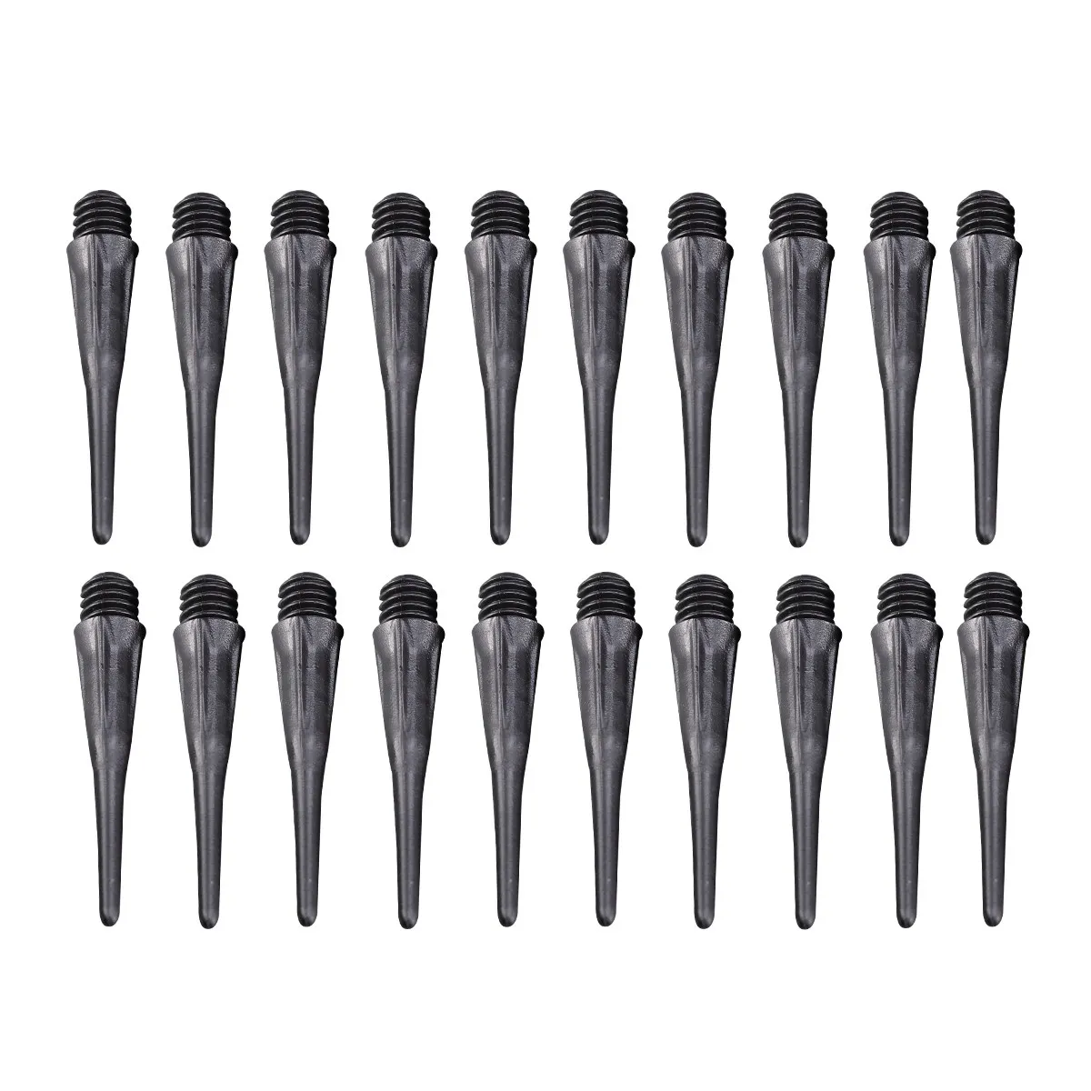

50Pcs Heavy Duty PVC Dart Tips Points for Soft Tip Replacement Extremely Strong Reinforced Cone Tight Secure