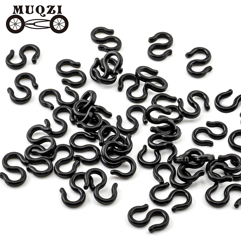 MUQZI 10PCS Bike Cable Clips Shift Brake Cable Housing Fixing Holder MTB Road Bike Folding Bike Cable Fixing Buckle