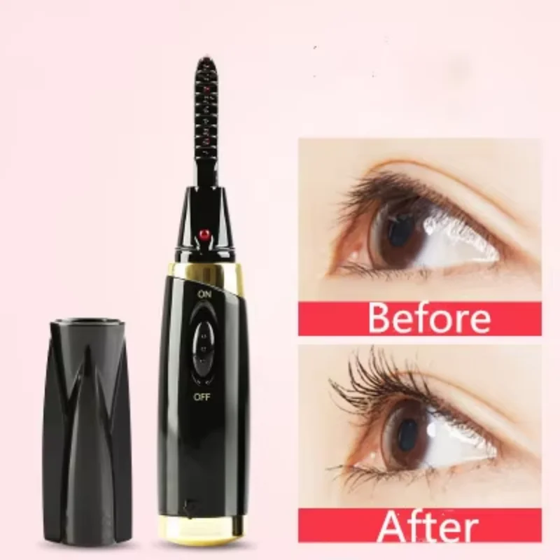 

Electric Heated Eyelash Curler Heated 20 Seconds Makeup Eye Lashes Heated Eyelash Curler Long Lasting Instrume