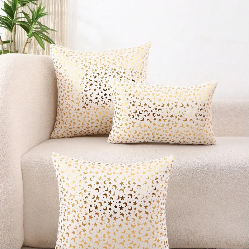 Star Moon Festival Throw Pillowcase Decorative Cushion Cover Sofa Bed Decor Home Decoration for Living Room Bedroom 30x50cm