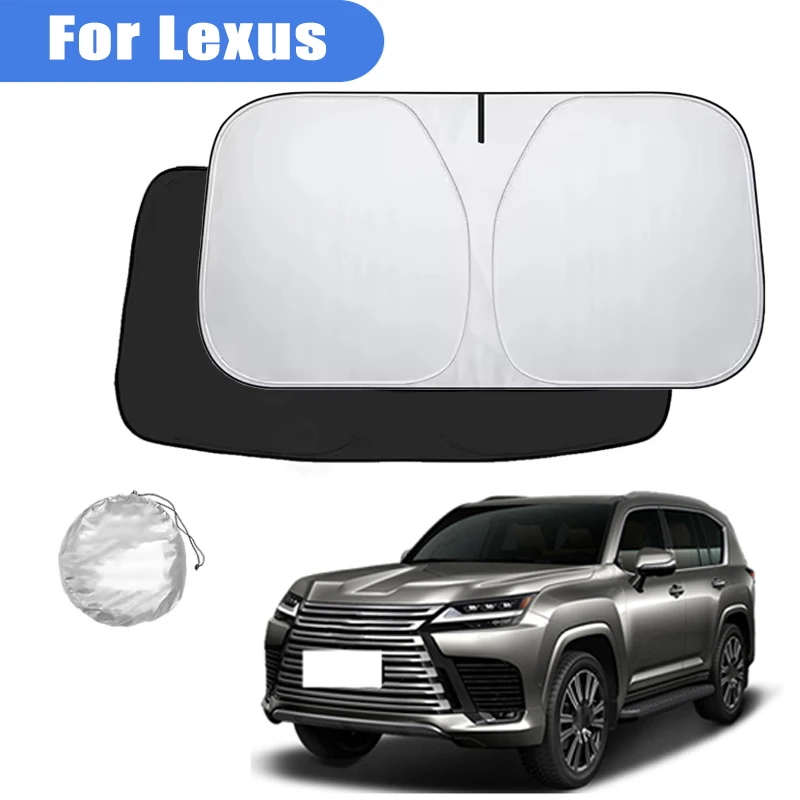 

Car Windshield Sunshade Car Interior Front Sun Shade For Lexus IS ES GS LS NX RX GX LX UX RC LC CT HS SC Accessories
