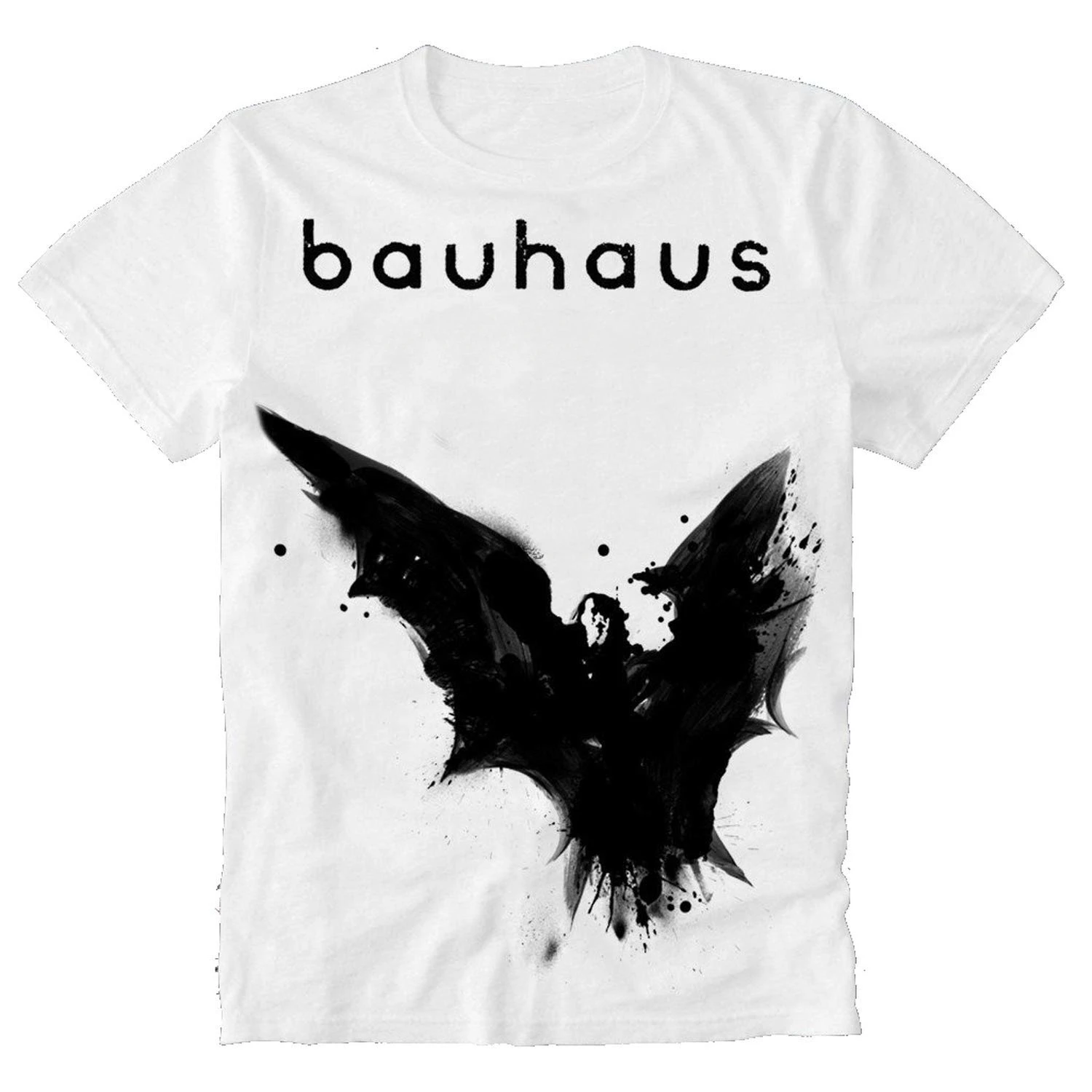 Bauhaus album cover band 4AD Gothic Rock Indie r Retro fashion trend Summer Men\'s and women\'s all-purpose short-sleeved T-shirt