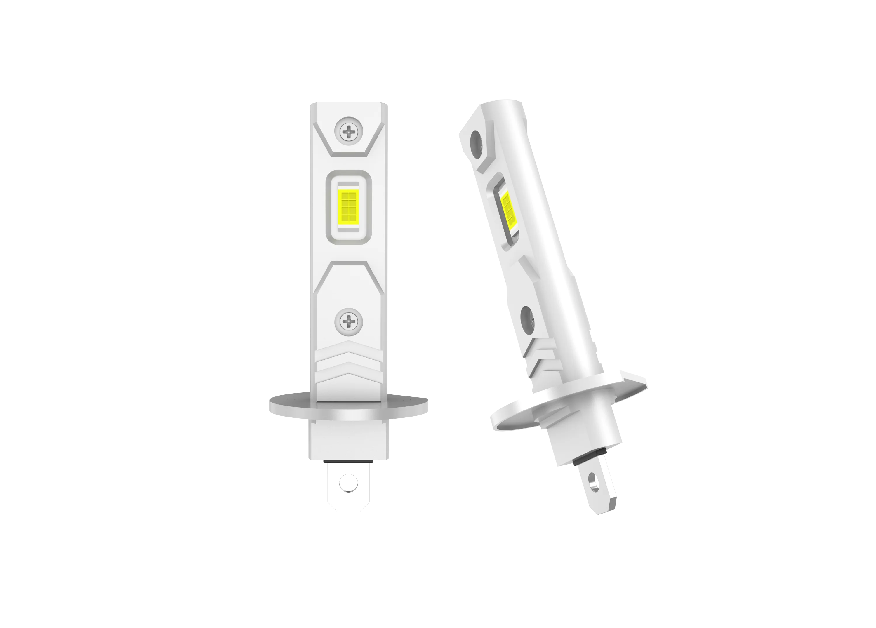 2X Mini H1 LED Headlight CSP Fanless Wireless 6000K Car Light Bulb DRL 12V Plug And Play Auto Light