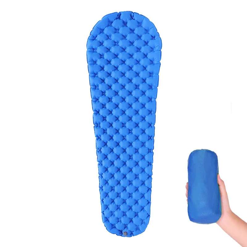 Outdoor Portable Air sleeping Picnic Ultralight Inflatable Summer Camping Mat Sleeping Pad