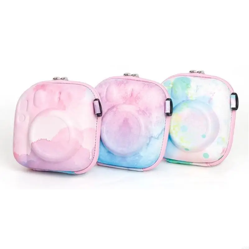 حقيبة تخزين ملونة لـ mini7 +/8/9/12/40/11 كاميرا EVA حافظة صلبة حقائب كتف للكاميرا حقيبة كروسبودي لعشاق #5