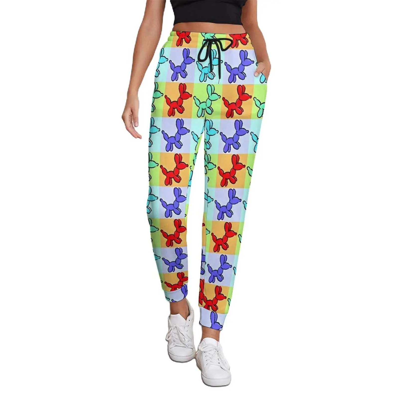 Balloon Dogs Pants Animal Pop Art Y2K Sweatpants Spring Female Modern Custom Oversize Trousers Gift