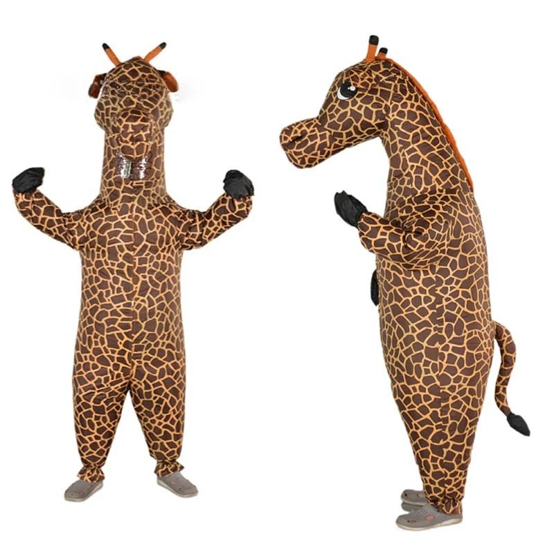 

Adult Giraffe Inflatable Costume Giraffe Funny Costumes Cosplay Inflatable Jumpsuit Halloween Carnival Animal Party Dress Up