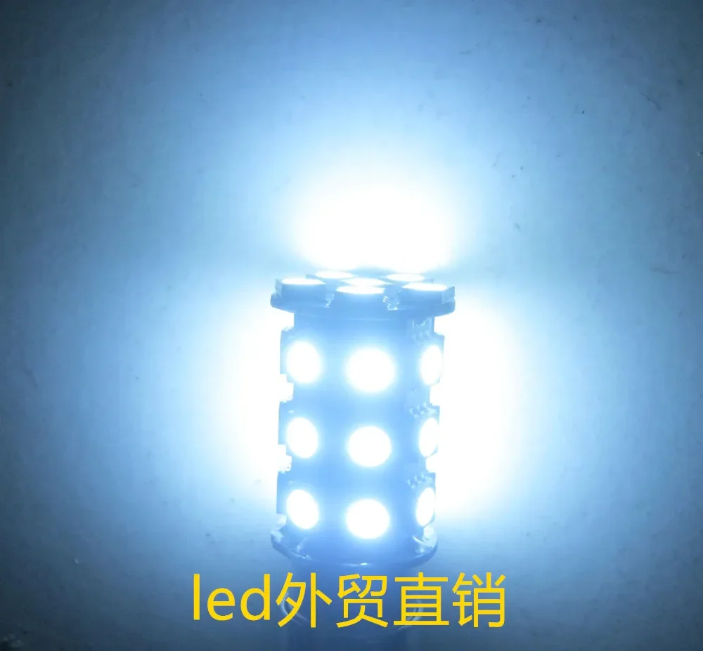 Bombilla de luz de freno LED 24V27, bombilla 12VLED 12499, pie alto y bajo BAY15D 11571034   spot 2025-03