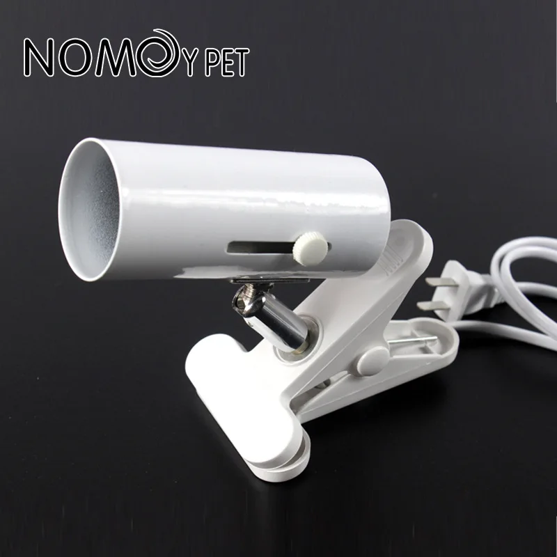 220 فولت E27 الزواحف تررم كليب على حامل مصباح مع التبديل قابل للتعديل السلاحف الفرح ضوء السحلية التدفئة بوق عاكس الضوء #3