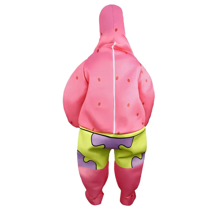 

COSda@Cartoon Anime SquarePants Cosplay Costume Sponge Patrickstar Jumpsuit for Women Girls Men Boys Halloween Carnival Party Co