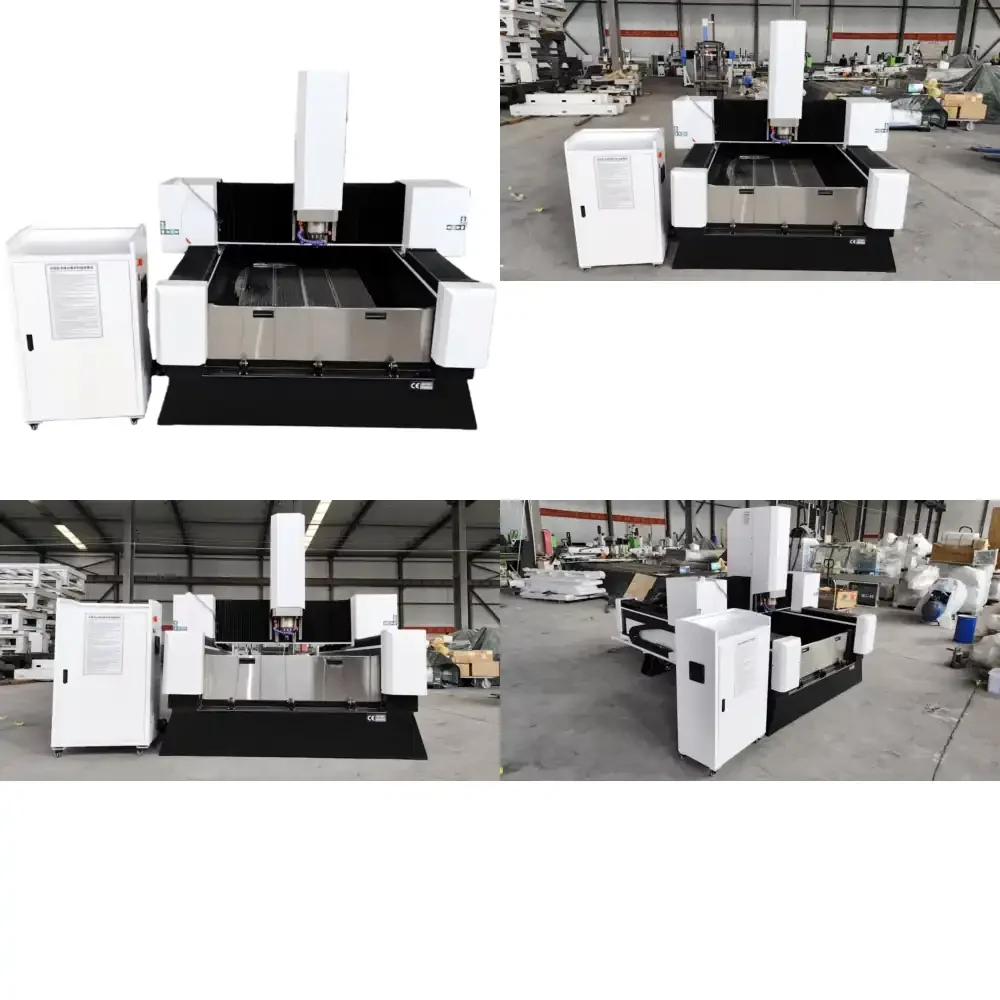 CNC Stone Carving Machine 5.5KW Water-cooled Spindle+automatic Water Supply Tombstone Engraving Manufacturer Direct Supply