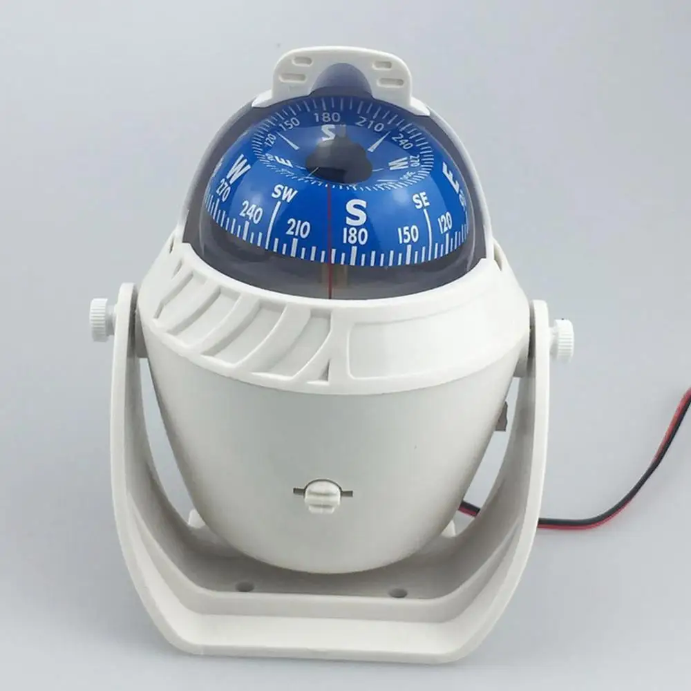 

Dropshipping!! Outdoor Camping LED Light Magnetic Nautical Compass Guide Ball Marine Navigation