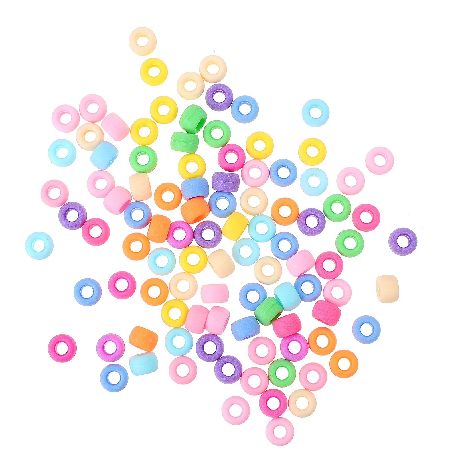 

1000 Pcs Bracelet Making Crafts Diy Acrylic Accessories Jewelry DIY Accessories Loose Bracelet Beads Spacer Beads