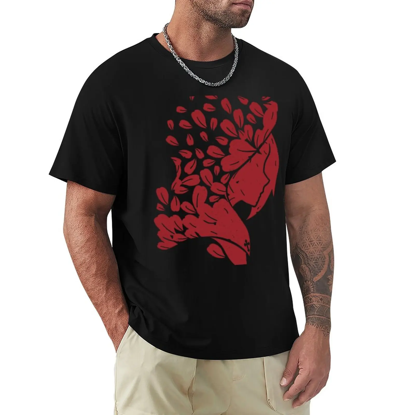 cotton t-shirts for men Ruby Rose Falling Petals T-Shirt tops animal print shirt for boys sweat shirts, men graphic t shirts