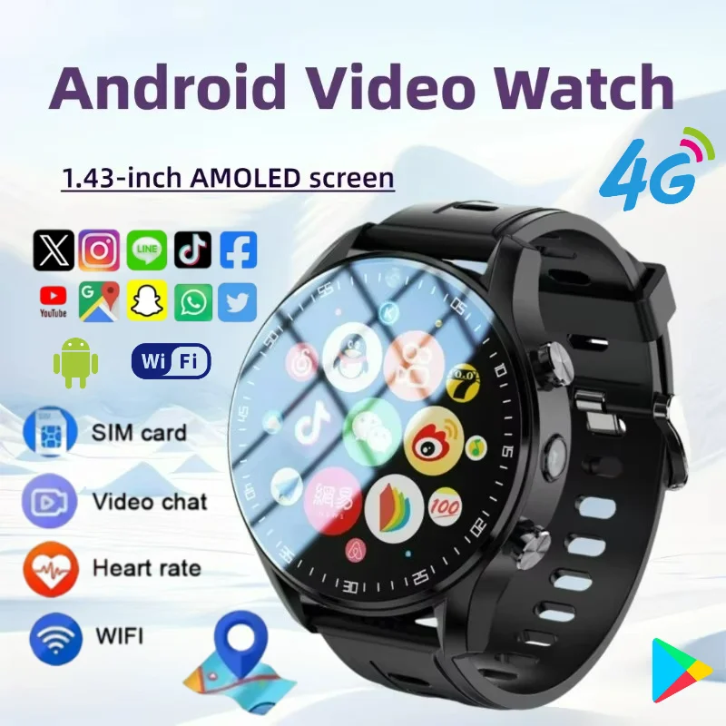 Smartwatch Store - 5G Ağ, Android, Kamera, Görüntülü Arama,