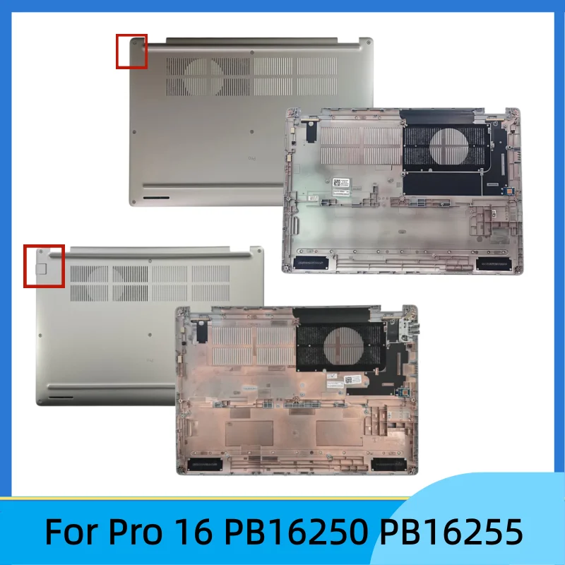 

Новая замена нижней крышки корпуса для ноутбука Dell Pro 16 PB16250 PB16255, D-образная накладка, 0JNP94 0T2JT5