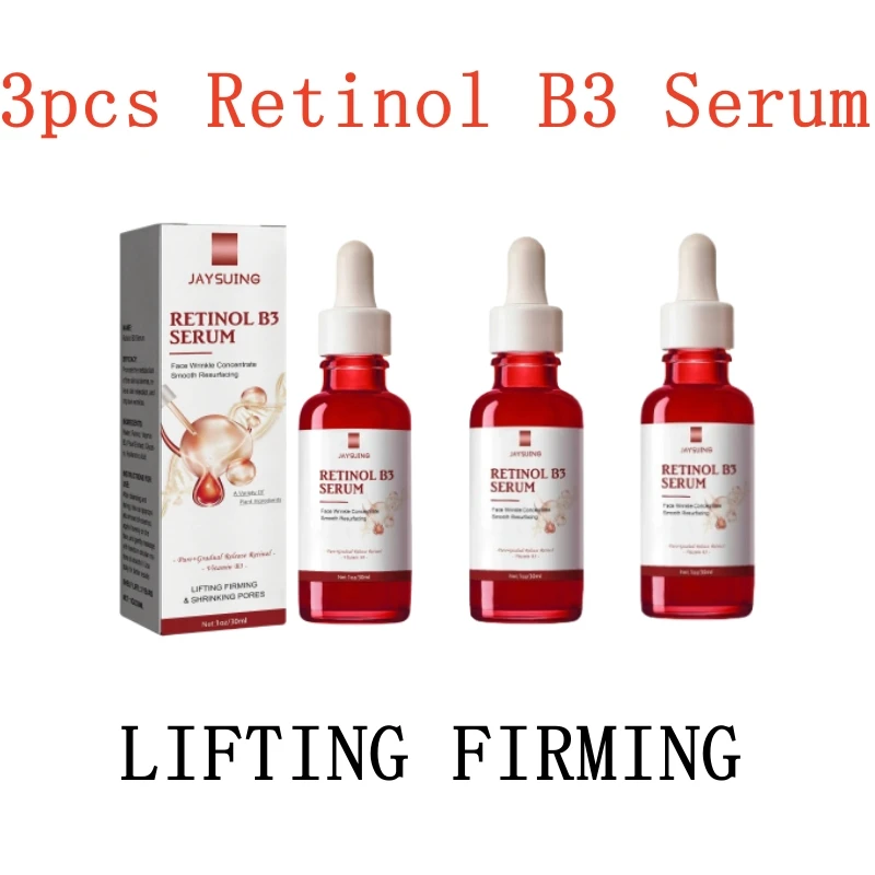 

3Pcs Hyaluronic Acid Beauty B3 Nourishing Face Serum Lifting Hydrating Firming Deep Moisturizing Retinol Facial Essence Skincare