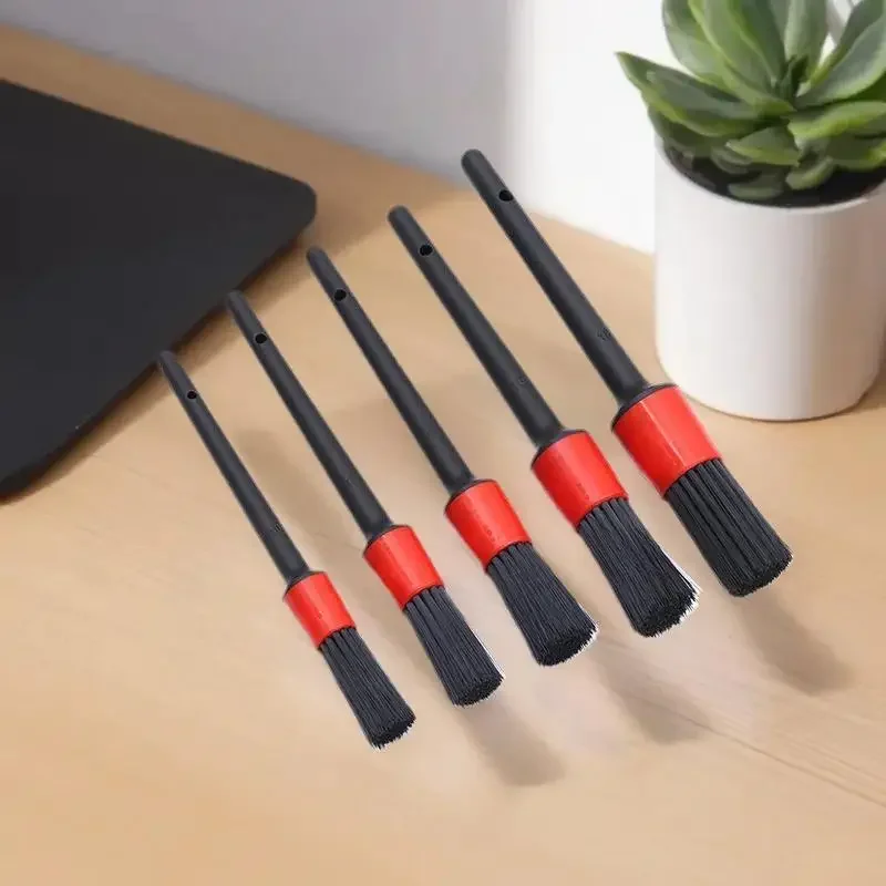 6 قطعة فرشاة التفاصيل الداخلية الخارجية للسيارة فرشاة شعر الخنزير الخشن لتنظيف السيارات أدوات التفاصيل فرشاة تنظيف لوحة القيادة #2